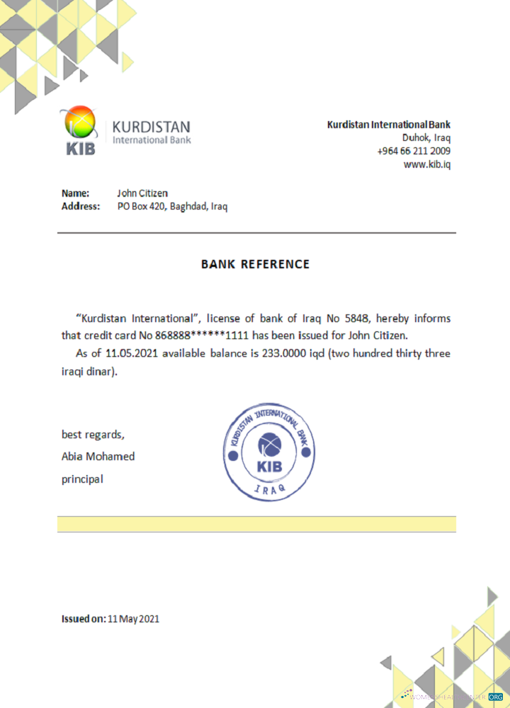 Download Iraq Kurdistan International reference Photoshop template
